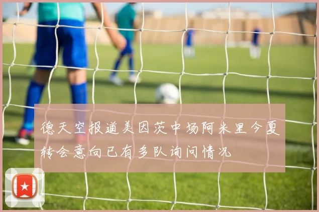 德天空报道美因茨中场阿米里今夏转会意向已有多队询问情况